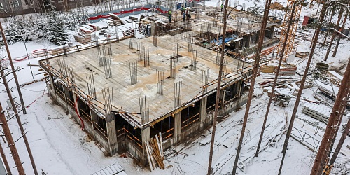 Выполнение работ по устройству вертикальных конструкций 2 этажа, 6 корпуса – 2 очередь