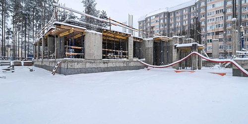 Выполнение работ по устройству монолитного перекрытия 1-го этажа, вертикальных конструкций 2-го этажа, 6 корпуса