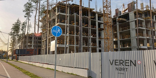 Устройство монолитного каркаса здания, 7 корпуса – 2 очередь
