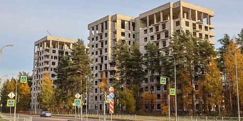 Общий вид на строительство – 1 очередь