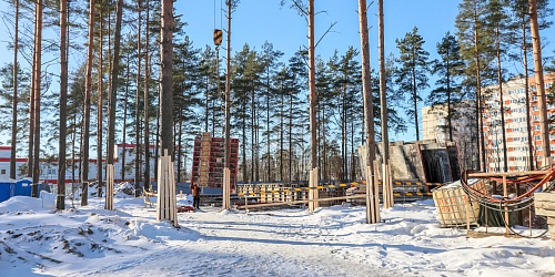 Такелажные работы - перенос щитов опалубки 1 корпуса – 1 очередь
