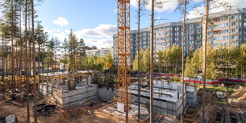 Выполнение работ по устройству вертикальных конструкций 1 этажа, монолитной плиты перекрытия 1 этажа, 6 корпуса – 2 очередь