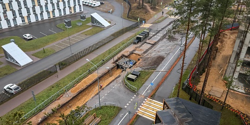 Выполнение работ по устройству внеплощадочных сетей теплоснабжения