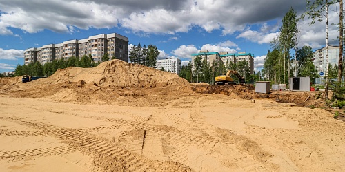 Подготовительные работы, устройство временных дорог – 2 очередь