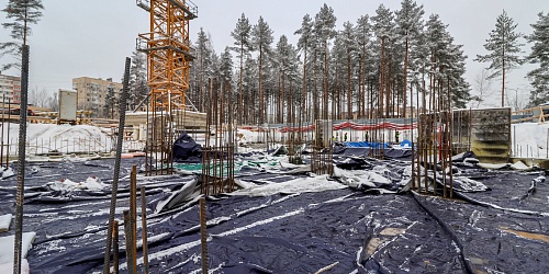 Выполнение работ по армированию и устройству опалубки вертикальных конструкций подземной части корпус 4