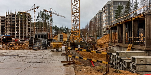 Общий вид на строительство – 2 очередь