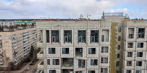 Выполнение работ по устройству навесного вентилируемого фасада. Монтаж внутренних инженерных сетей и систем. Корпус 2 – 1 очередь