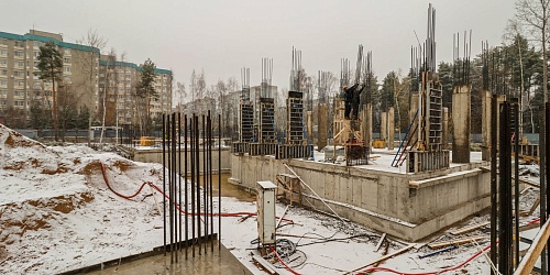 Устройство монолитных вертикальных конструкций 1 этажа, 9 корпуса – 2 очередь