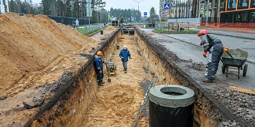 Выполнение работ по устройству внеплощадочных сетей теплоснабжения