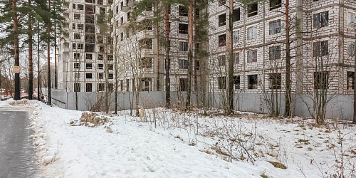 Общий вид на строительство - 1 очередь