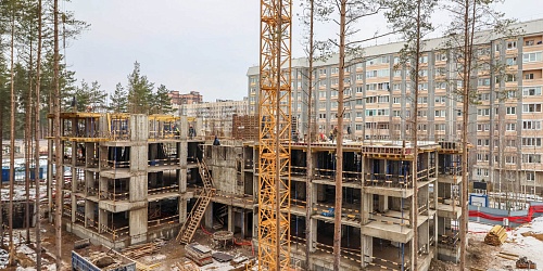 Выполнение работ по устройству монолитного перекрытия 4 этажа, вертикальных конструкций 3 этажа, 6 корпуса - 2 очередь