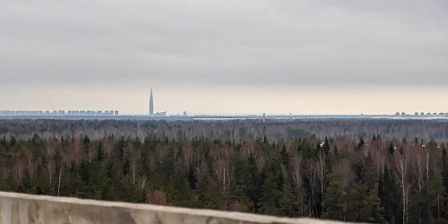 Вид на Санкт-Петербург с крыши здания 4 корпуса – 1 очередь