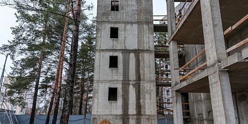 Выполнение работ по устройству каменной кладки, паркинг – 1 очередь