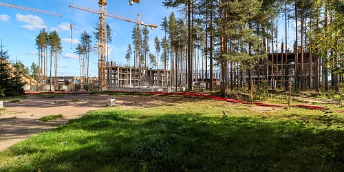 Общий вид на строительство – 2 очередь
