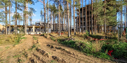 Общий вид на строительство - 2 очередь