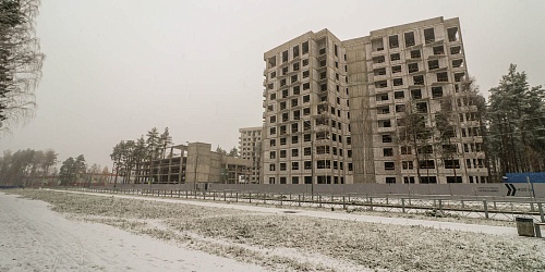 Общий вид на строительство – 1 очередь