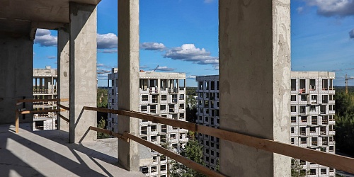 Внутреннее пространство 11-го этажа, 1 корпуса – 1 очередь