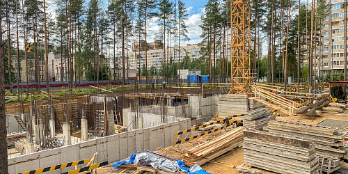 Устройство вертикальных конструкций подземной части, 5 корпуса – 2 очередь