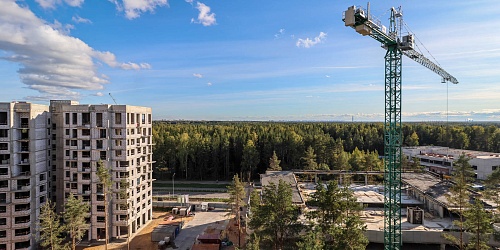 Общий вид на строительство - 1 очередь
