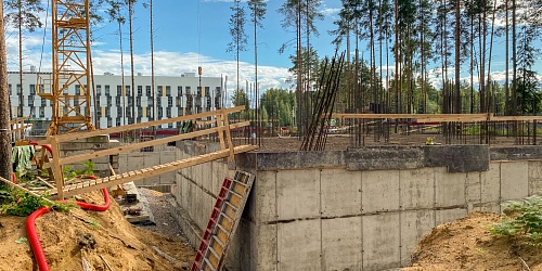 Армирование перекрытия 1 этажа, 7 корпуса – 2 очередь