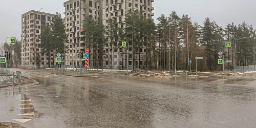 Общий вид на строительство - 1 очередь
